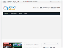 Tablet Screenshot of muradreklam.com